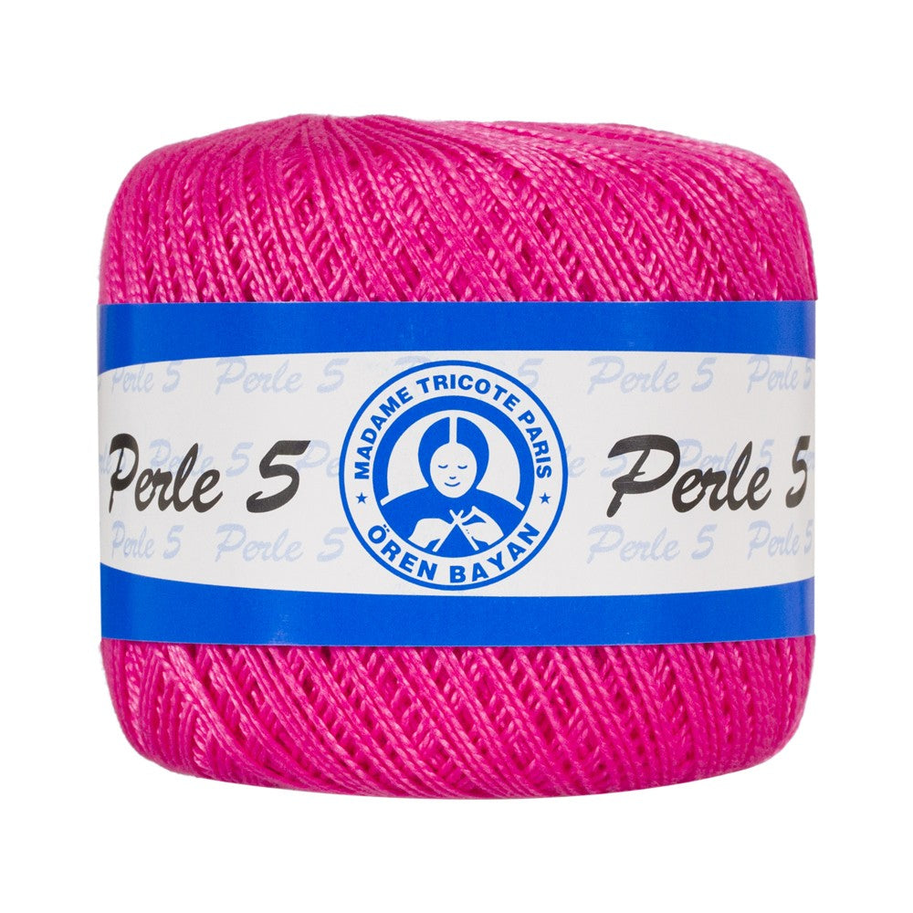 Örenbayan 5/2 Perle No: 5 Pembe Dantel İpliği - 6005 - 359